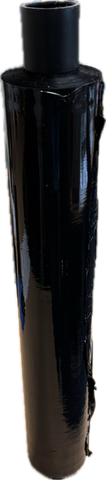 Hand Pallet Wrap: BLACK - Cleanroom USE - Plastic Core