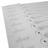 420mm Cable Tie | White | Security Seal: ST01 Numbered
