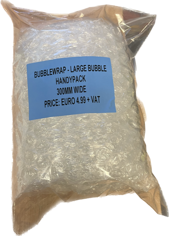 Bubblewrap Precut Sheet: Large Bubble 300mm wide - Handypack