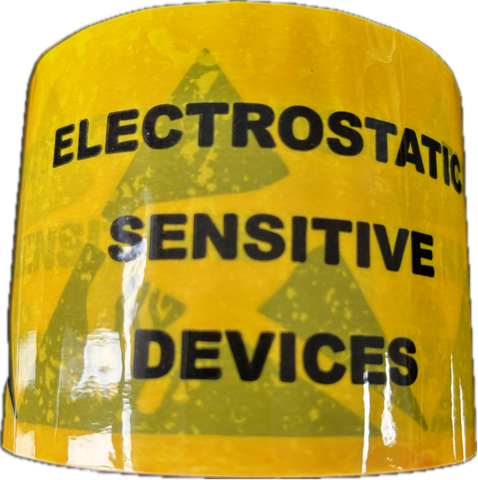 Floor Marking Tape: ESD Warning 75mm X 33Mtr