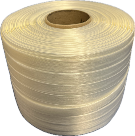 Strapping: Polyester ( Bale ) 9mm x 500Mtr White