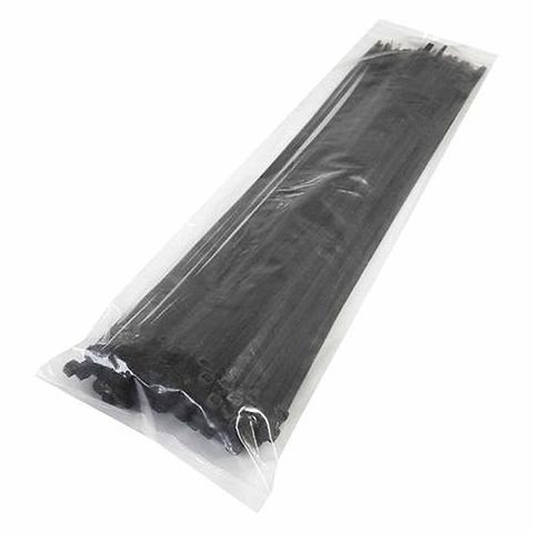 530mm x 4.8mm Cable Tie | Black | Un-Releasable
