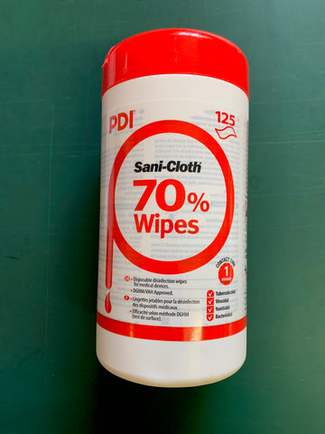 Disinfectant Wipe - 70 % Alcohol - Disposable