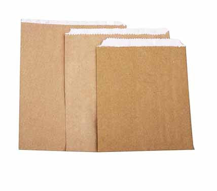brown Greaseproof Paper Bag (1000) - Food Packaging - Catering Disposables