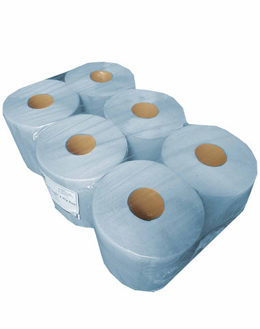 Paper Towels - Blue Hand Towels - Catering Disposables (QTY 6)