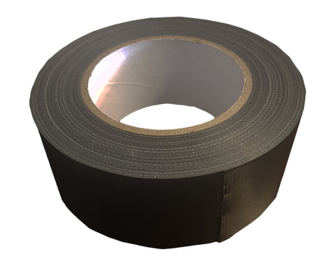 Tape Cloth: Black Polycloth 50mm x 50mtr