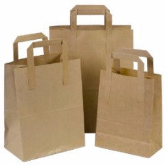 Cheap Paper Bags - Tree Saver Brown & White Paper Bags (Qty:250)
